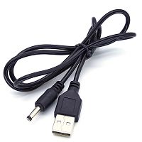 шнур usb - 3,5*1,35мм орбита ot-pcc07 (штекер usb - штекер 3,5*1,35мм) длина 80 см  фото