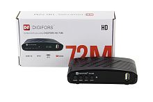 Цифровая приставка DIGIFORS HD72M эфирный DVB-T2  приставка бесплатное тв TV-тюнер медиаплеер IPTV от магазина Электроника GA