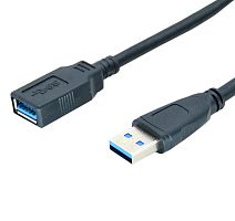 шнур usb 3.0-usb 3.0, 1,5м (штекер-гнездо) орбита ot-pcc17  фото