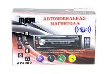 автомагнитола 1din mrm av3060 bt,lcd экран,пульт ду, fm радио,1 usb, aps, 4*60 w, радиатор, 7 цветов  фото