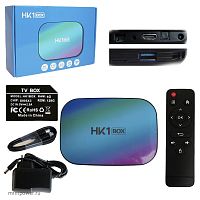 медиа-приставка hk1 box - 4gb/32gb android 9,0 медиаплеер smart tv iptv ott приставка 4k hd h.265  фото