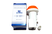 конвертер спутниковый на 1 выход gi-301 для триколор/нтв-плюс круговой поляризации galaxy innovation  фото