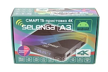 медиа-приставка selenga a3  медиаплеер smart tv iptv приставка 4k   фото