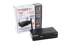 Цифровая приставка LUMAX DV4207HD эфирный DVB-T2/C тв ресивер бесплатное тв TV-тюнер медиаплеер IPTV от магазина Электроника GA