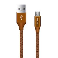 кабель usb 2.4a sendem m12 (microusb) 2м  фото