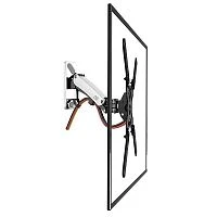 настенный кронштейн с газлифтом 40-50" nb f350 (черный, угол наклона +15/-5) до 16кг  фото