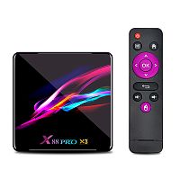 медиа-приставка x88 pro x3 s905x3 4gb/32gb android 9,0 медиаплеер smart tv iptv приставка 8k h.265  фото