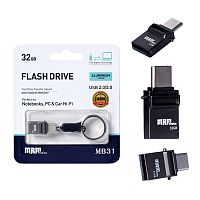 usb накопитель mb31 флешка usb 32g с разъёмом type-c,для ноутбука, компьютера, автомобиля,10mb/s  фото