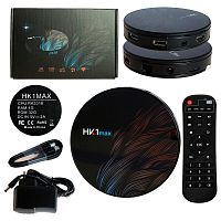 медиа-приставка hk1 max - 4gb/32gb android 9,0 медиаплеер smart tv iptv ott приставка 4k hd h.265  фото