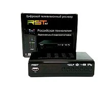 Цифровая приставка HD RST R7 обучаемый пульт, эфирный DVB-T2/C тв ресивер бесплатное тв от магазина Электроника GA