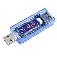 usb тестер keweisi kws-v20 для измерения напряжения usb портов, зарядных устройств, powerbank  фото