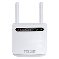 маршрутизатор world vision 4g connect standart lte-модем 3lan+1w/lan. wi-fi. usb. voip, акумулятор  фото