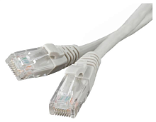 патчкорд utp rj45 cat 5e ripo 10 м (серый) 8-жильный шнур rj45-rj45 для соединения сетевых устройств  фото