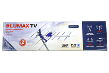 антенна lumax da2501a активная, 470-806 мгц, ку=23-27 дб, питание усилителя 5в, lte фильтр  фото